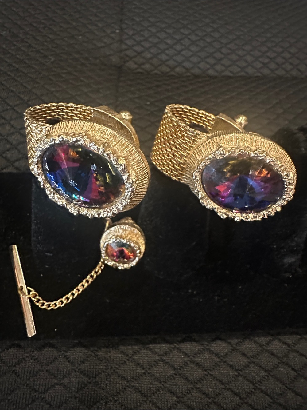 Vintage Swank Cuff Links & Tie Tack